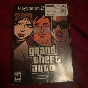 GTA III, Vice city, and San Andreas